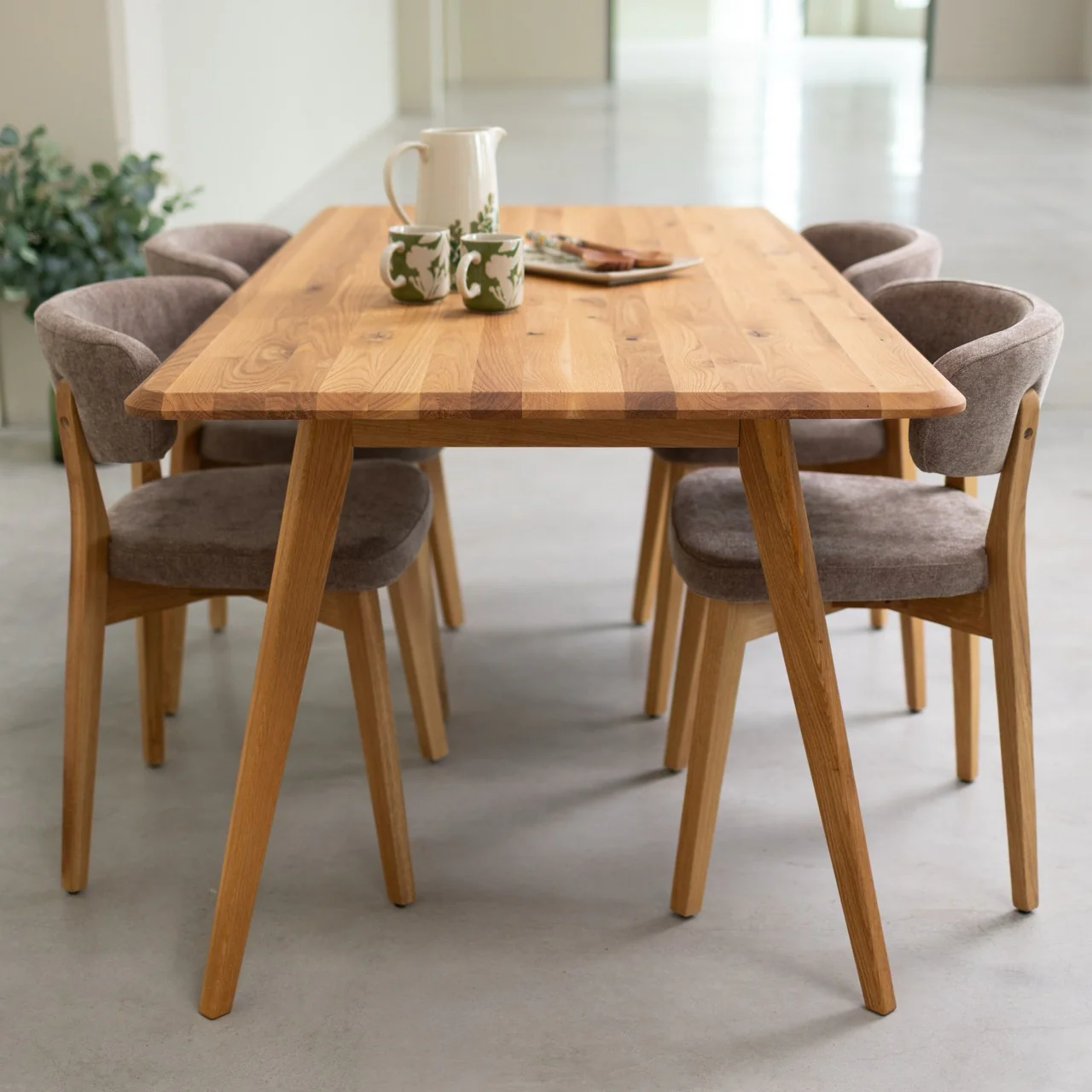 Mesa rectangular madera maciza